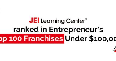 JEI Learning Center Named Among Top Low-Cost Franchise Concepts of 2020